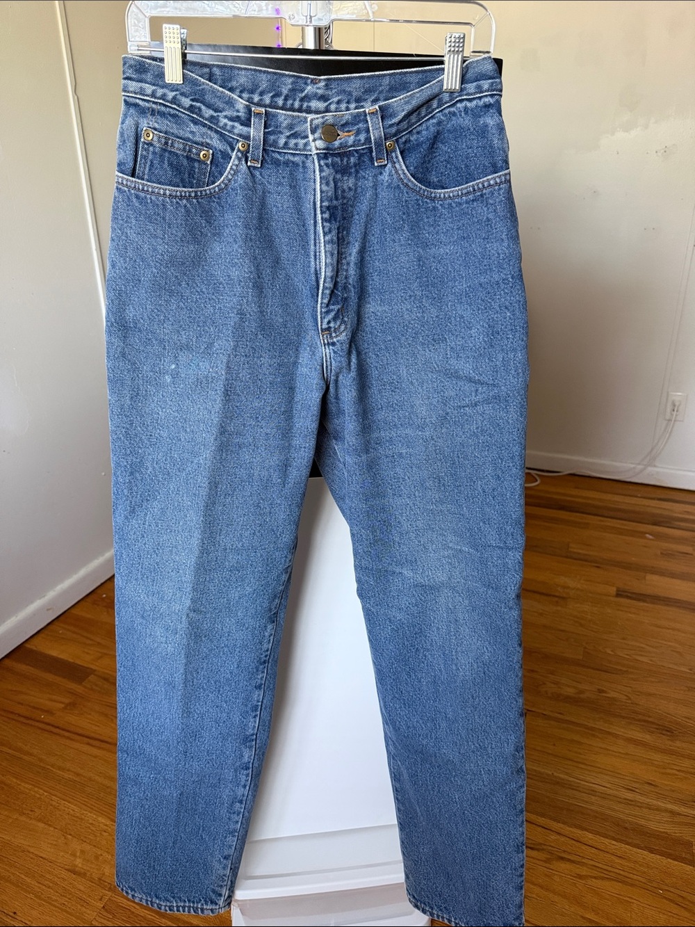 L.L. Bean Flannel Lined Heavy Winter Jeans Size 12